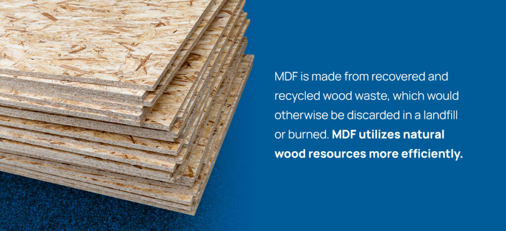 MDF Environmental Friendliness